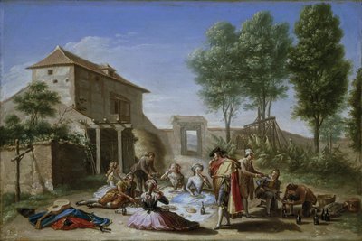Picnic in the Countryside by Francisco Bayeu y Subias